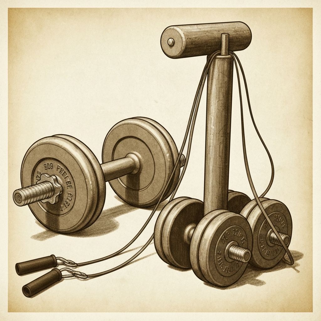 Historische Fitnessgeräte